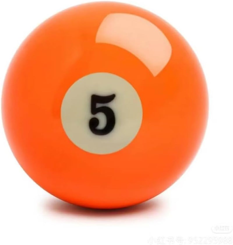 Ovewibi Replacement Billiards Ball Set, 1-1/2" Mini Size, 1.5 Inch, Replacement Balls with Cue Ball & Billiard #8 Ball, Billiards Ball Accessories - Image 1
